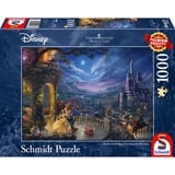 Schmidt Spiele Rompecabezas Thomas Kinkade: Disney La Bella y la Bestia, Puzzle 