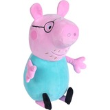 Simba Peppa Pig Papá Pig, Peluches rosa/Turquesa