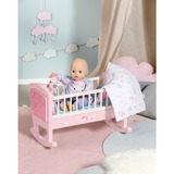 ZAPF Creation Sweet Dreams Crib, Muebles de muñecas rosa/blanco, Baby Annabell Sweet Dreams Crib, Cama/cuna para muñecas, 3 año(s), Necesita pilas, 2,11 kg