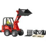 bruder 02190 vehículo de juguete, Automóvil de construcción rojo/Negro, Negro, Rojo, Acrilonitrilo butadieno estireno (ABS), 3 año(s), Niño, 1:16, 96 mm