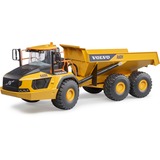 bruder 02455, Automóvil de construcción amarillo/Negro