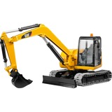 bruder 02456 vehículo de juguete, Automóvil de construcción amarillo, Modelo a escala de excavadora, Acrilonitrilo butadieno estireno (ABS), Multicolor