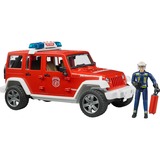 bruder 2528 vehículo de juguete, Automóvil de construcción rojo/blanco, Jeep, Interior / exterior, 3 año(s), De plástico, Rojo