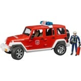 bruder 2528 vehículo de juguete, Automóvil de construcción rojo/blanco, Jeep, Interior / exterior, 3 año(s), De plástico, Rojo