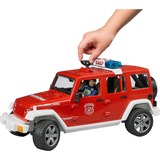 bruder 2528 vehículo de juguete, Automóvil de construcción rojo/blanco, Jeep, Interior / exterior, 3 año(s), De plástico, Rojo