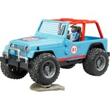 bruder 2541 vehículo de juguete, Automóvil de construcción azul, Jeep, Interior / exterior, 3 año(s), De plástico, Azul