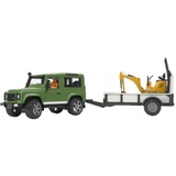 bruder 2593 vehículo de juguete, Automóvil de construcción Land Rover, Interior / exterior, 3 año(s), De plástico, Multicolor