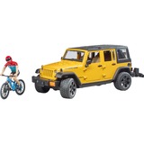 bruder Jeep Wrangler Rubicon Unlimited, Automóvil de construcción amarillo/Negro
