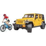 bruder Jeep Wrangler Rubicon Unlimited, Automóvil de construcción amarillo/Negro