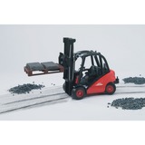 bruder Linde fork lift H30D with 2 pallets vehículo de juguete, Automóvil de construcción negro/Rojo, 3 año(s), ABS sintéticos, Negro, Rojo