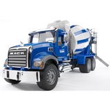bruder MACK Granite Cement mixer vehículo de juguete, Automóvil de construcción azul/blanco, 4 año(s), ABS sintéticos, Azul, Blanco