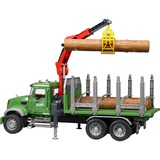 bruder MACK Granite Halfpipe dump truck vehículo de juguete, Automóvil de construcción verde, 3 año(s), ABS sintéticos, Negro, Azul