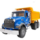 bruder MACK Granite Tip up truck vehículo de juguete, Automóvil de construcción 3 año(s), ABS sintéticos, Azul, Amarillo