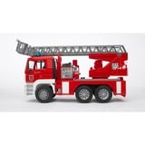 bruder MAN Fire engine with selwing ladder vehículo de juguete, Automóvil de construcción rojo/blanco, 4 año(s), ABS sintéticos, Multicolor