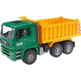 bruder MAN TGA Tip up truck vehículo de juguete, Automóvil de construcción 3 año(s), ABS sintéticos, Verde, Amarillo