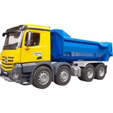 bruder MB Arocs Halfpipe dump truck vehículo de juguete, Automóvil de construcción azul/Amarillo, 3 año(s), Rojo, Amarillo