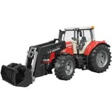 bruder Massey Ferguson 7624 with frontloader vehículo de juguete, Automóvil de construcción 3 año(s), Rojo