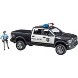 bruder RAM 2500 Pickup de Policía, Automóvil de construcción negro/blanco