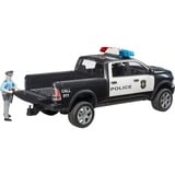 bruder RAM 2500 Pickup de Policía, Automóvil de construcción negro/blanco