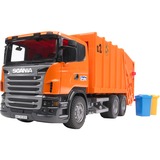 bruder SCANIA R-series Garbage truck vehículo de juguete, Automóvil de construcción naranja, 4 año(s), Naranja