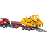 bruder SCANIA R-series Low loader truck, CAT Bulldozer vehículo de juguete, Automóvil de construcción CAT Bulldozer, 3 año(s), Multicolor