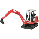 bruder Schaeff HR16 Mini excavator vehículo de juguete, Automóvil de construcción rojo/Negro, 3 año(s), ABS sintéticos, Negro, Rojo, Blanco