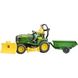bruder bworld John Deere Cortacésped de asiento, Automóvil de construcción 