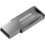 ADATA UV350 256 GB, Lápiz USB plateado/metálico, Minorista