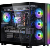 ALTERNATE Gaming-PC Window Edition • RTX 5070 Ti • AMD Ryzen™ 7 7800X3D • 32 GB RAM negro/Transparente