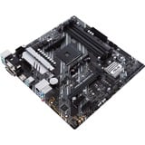 ASUS Prime B550M-A/CSM AMD B550 Zócalo AM4 micro ATX, Placa base negro/Plateado, AMD, Zócalo AM4, 3rd Generation AMD Ryzen™ 3, 3rd Generation AMD Ryzen 5, DDR4-SDRAM, 128 GB, DIMM