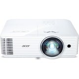 Acer S1386WH videoproyector Proyector de alcance estándar 3600 lúmenes ANSI DLP WXGA (1280x800) Blanco, Proyector DLP blanco, 3600 lúmenes ANSI, DLP, WXGA (1280x800), 20000:1, 16:10, 914,4 - 7620 mm (36 - 300")