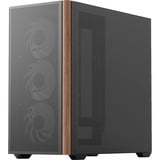 Aerocool D301A Mini Tower Negro, Madera, Cajas de torre negro, Mini Tower, PC, Negro, Madera, micro ATX, Mini-ITX, Acrilonitrilo butadieno estireno (ABS), SPCC, Juego