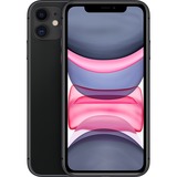 Apple iPhone 11 15,5 cm (6.1") SIM doble iOS 14 4G 128 GB Negro, Móvil negro, 15,5 cm (6.1"), 1792 x 828 Pixeles, 128 GB, 12 MP, iOS 14, Negro