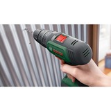 Bosch Universal Impact 18V 1450 RPM Sin llave 1,3 kg Verde, Taladro/destornillador verde/Negro, Taladro de pistola, Sin llave, Verde, 1 cm, 1450 RPM, 3 cm