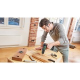 Bosch Universal Impact 18V 1450 RPM Sin llave 1,3 kg Verde, Taladro/destornillador verde/Negro, Taladro de pistola, Sin llave, Verde, 1 cm, 1450 RPM, 3 cm