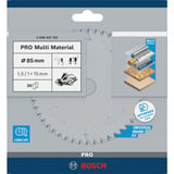Bosch ‎2608837752 hoja de sierra circular 8,5 cm 1 pieza(s) Punta de carburo de tungsteno (TCT), Metal, 8,5 cm, Bosch, 50 g, 1 pieza(s)