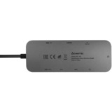 Chieftec DSC-901 estación dock para móvil Gris, Estación de acoplamiento titanio, USB Tipo C, Gris
