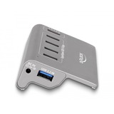 DeLOCK 64182, Hub USB gris