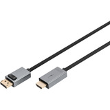 Digitus Cable adaptador DisplayPort > HDMI, UHD 4K negro