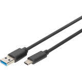 Digitus Cable de conexión USB 3.2 Gen 1 USB-A > USB-C negro