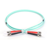 Digitus Cable de parche LWL, dúplex, conector ST > ST, multimodo OM3 turquesa