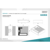 Digitus Red Ethernet Gigabit de 5 puertos, Interruptor/Conmutador negro