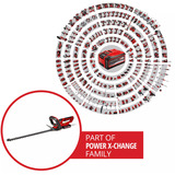 EINHELL 3410506, GC-CH 1855/1, Cortasetos rojo/Negro