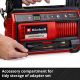 EINHELL Power X-Change Compresor de batería PRESSITO 18/25, 18 Voltios rojo/Negro