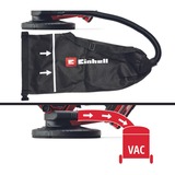 EINHELL TP-DWS 18/225 Li BL Solo, 4259995, Amoladora de paneles de yeso rojo/Negro