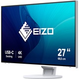 EIZO FlexScan EV2785-WT LED display 68,6 cm (27") 3840 x 2160 Pixeles 4K Ultra HD Blanco, Monitor LED blanco, 68,6 cm (27"), 3840 x 2160 Pixeles, 4K Ultra HD, LED, 14 ms, Blanco