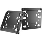 Fractal Design FD-A-BRKT-003 parte carcasa de ordenador Universal Accesorio para instalación de discos duros, Bastidor de instalación negro, Universal, Accesorio para instalación de discos duros, Acero, Negro, 2.5,3.5", 120 mm