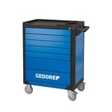 GEDORE workster highline WHL-L7-TS-147, Carros de herramienta azul/Negro