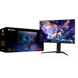 GIGABYTE AORUS Monitor de juegos OLED FO32U2 de 32” - 3840 x 2160 (UHD), 240Hz, 0.03ms, KVM, 250 cd/m², FreeSync Premium Pro, DisplayHDR True Black 400, HDMI 2.1, Monitor de gaming negro, 240Hz, 0.03ms, KVM, 250 cd/m², FreeSync Premium Pro, DisplayHDR True Black 400, HDMI 2.1, 80 cm (31.5"), 3840 x 2160 Pixeles, 4K Ultra HD, OLED, 0,03 ms, Negro
