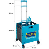 Hazet CARRITO DE COMPRAS con logo HAZET, Carretilla celeste/Negro